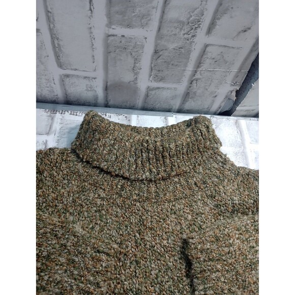 United Knitwear Vintage Green Knit Sweater Women's size M/L - Picture 8 of 10